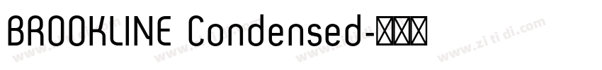 BROOKLINE Condensed字体转换